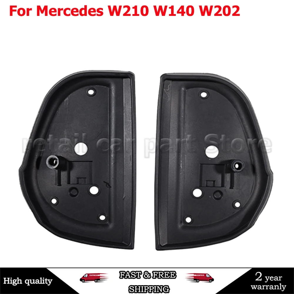 1 Pair New Rear View Mirror Gasket Rubber Seal Pads For Mercedes Benz W210 W140 W202 1993-2000 2108106316 A2108106316 2028102016