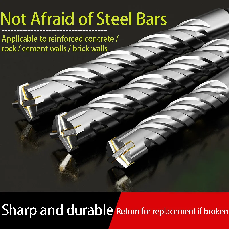 broca-de-impacto-para-martelo-eletrico-para-concreto-com-haste-redonda-para-perfuracao-de-parede-com-haste-quadrada-cabeca-de-perfuracao-de-parede-com-quatro-furos-de-liga-tipo-cruz-quatro-pontas