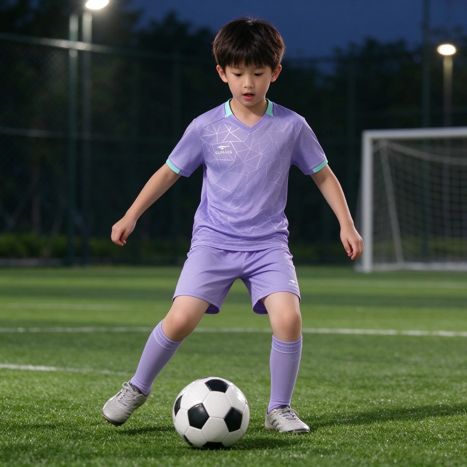 SUNAIS children's football jerseys suit youth training team match uniforms professional student custom jerseys 730187