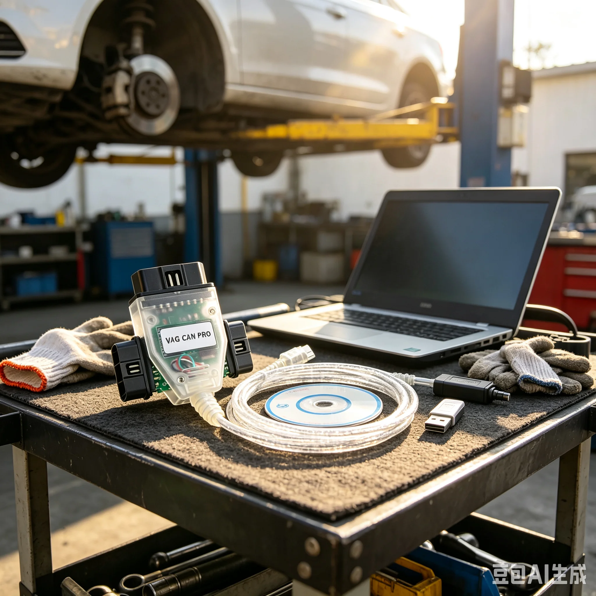 OBD2 Diagnostic Interface VAG CAN PRO V5.5.1 VCP Scanner with Dongle Can Bus UDS K‑line