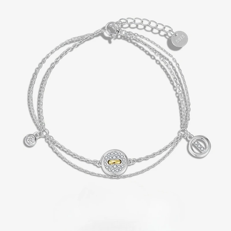 New S925 Silver Bracelet for Women with Niche Design, Light Luxury High-end Jewelry, Women's Wedding Jewelry