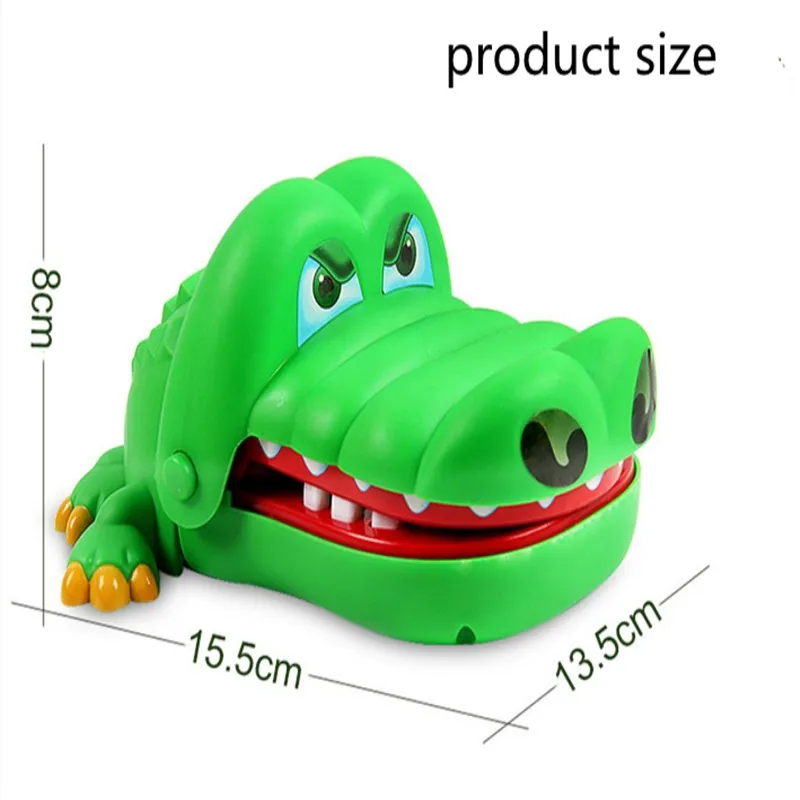 Crocodile Teeth Toys Children's Crocodile Bites Fingers Reaction Training Novelty Children's Lucky Game Trick Decompression Gift