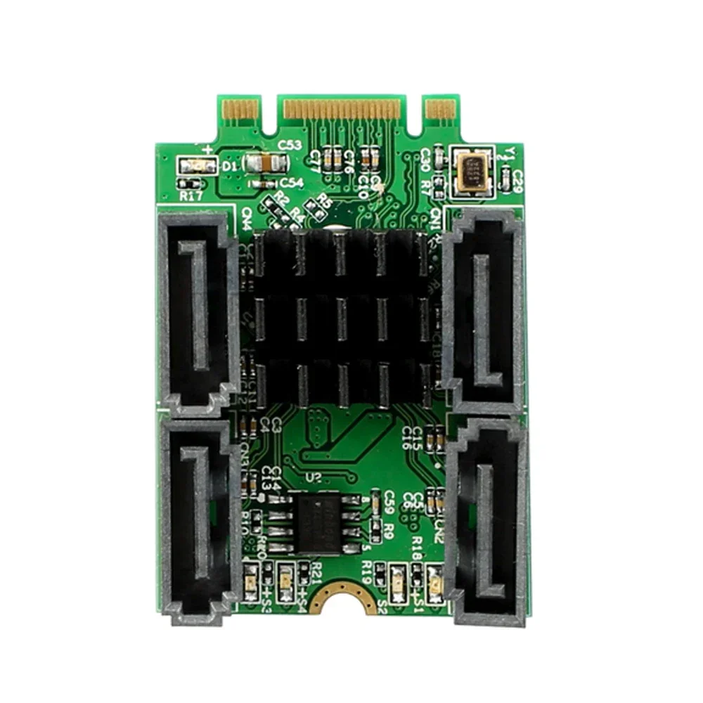 M.2 B + M Key slot to 4 Port SATA 6G Adapter controller Card Support win 8 10
