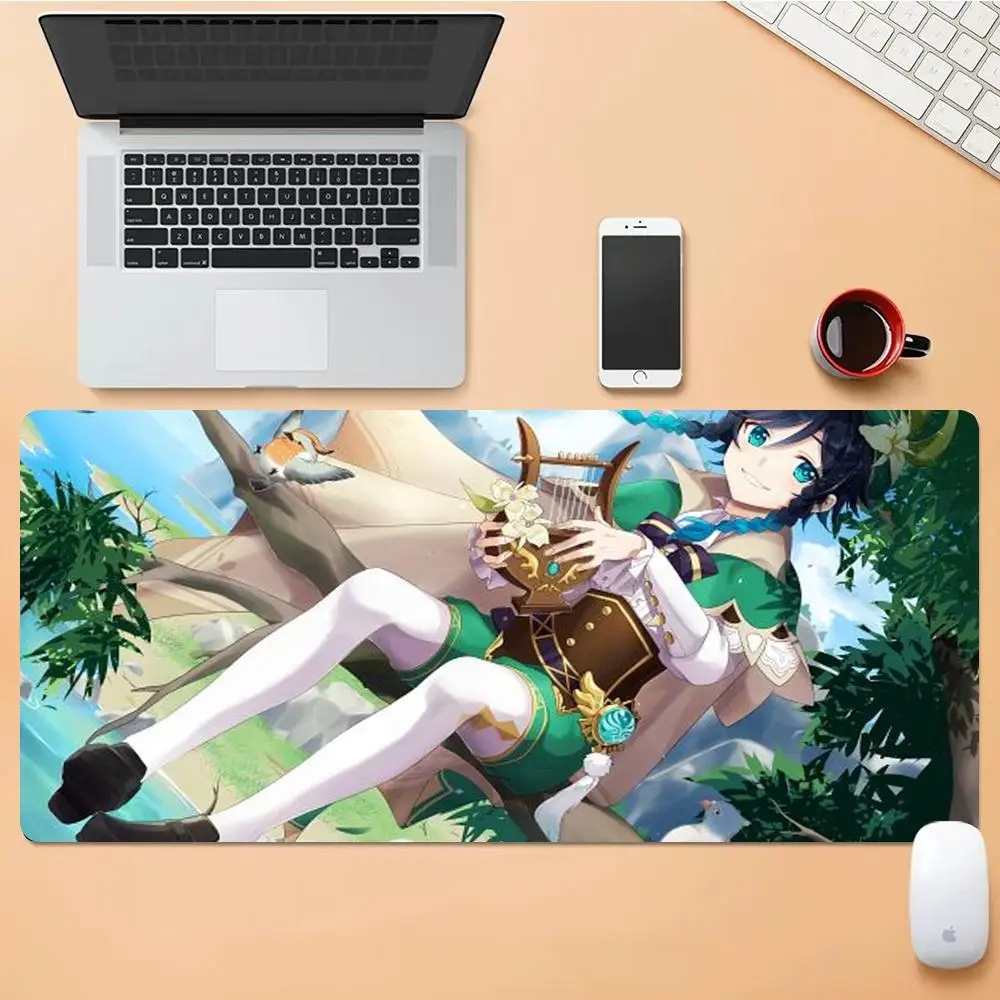

Mouse Pad Gaming Accessories Gamer alfombrilla xxl Computer Desk Mat Laptop Varmilo Keyboard Pads Genshin HYBXXC