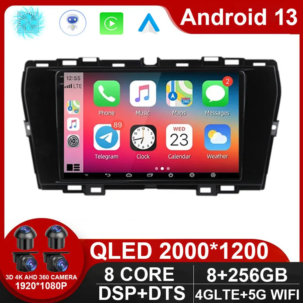 

Android 13 Car Radio Stereo For SsangYong Tivoli 2019 - 2021 Multmedia Video Player Carplay Auto GPS Navigation 4G DSP