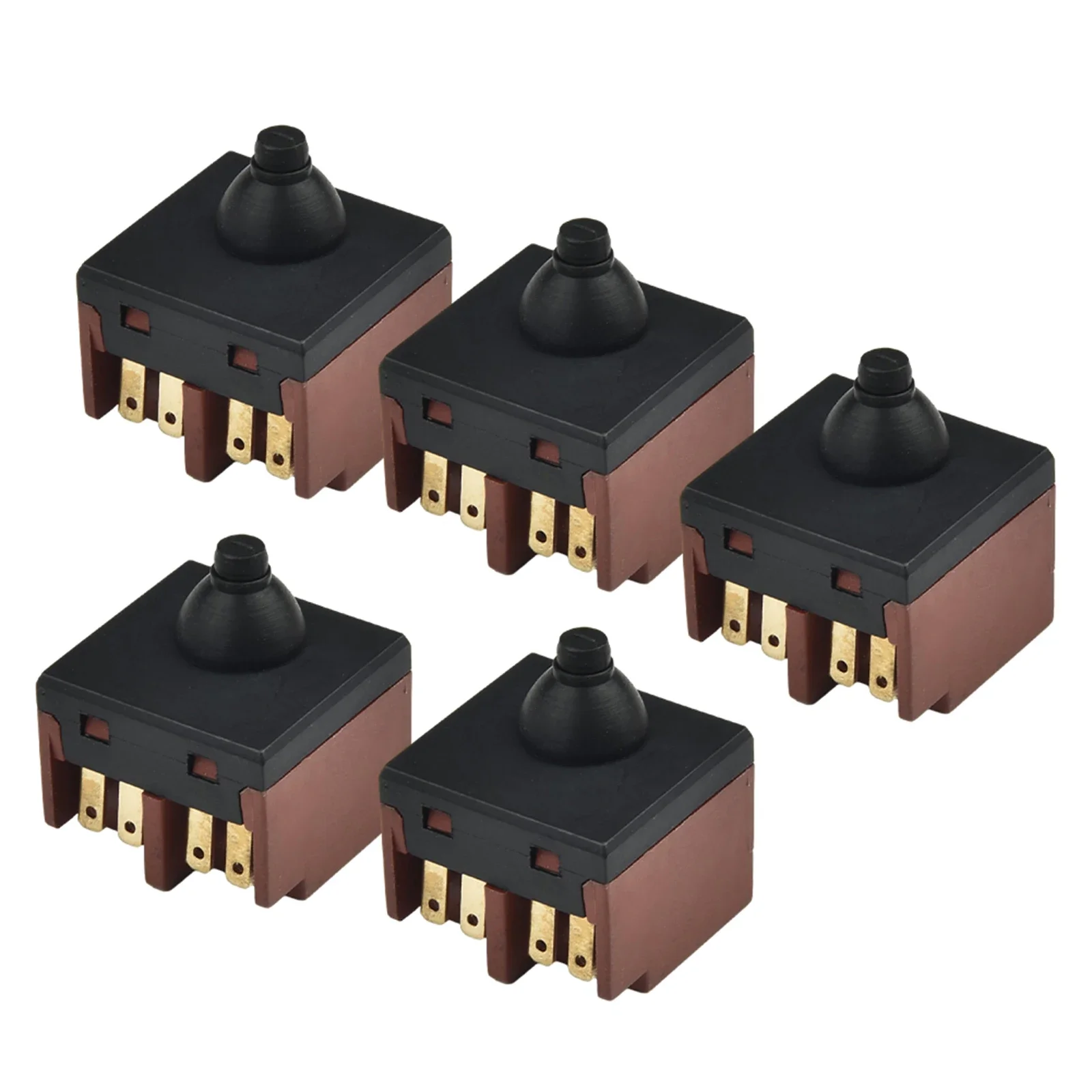 5pcs Angle Grinder Switch Replacement Push Button Switch For Angle Grinder 100 Polisher Accessory Power Tools Parts Accessories