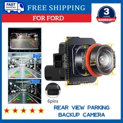 FR3T-19G490-AC For Ford Mustang GT 2015 2016 2017 2018 2019 Black New Rear View Backup Parking Vehicle HD Camera FR3T19G490AC12V