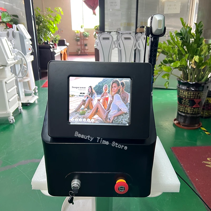 3 Wavelength 808 Nm Skin Rejuvenation Ice Platinum Depilacion 3 Waves 755 1064 808nm Diode Laser Hair Removal 3500w Machine