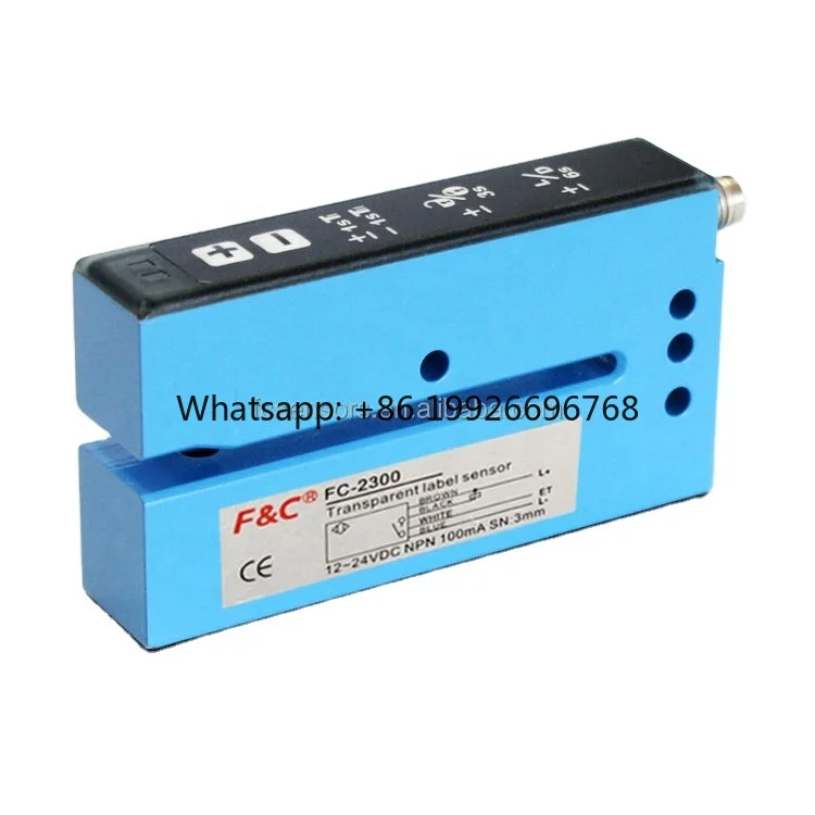 

FC-2300 ultrasonic label sensor,transparent label sensing,photoelectric label sensor