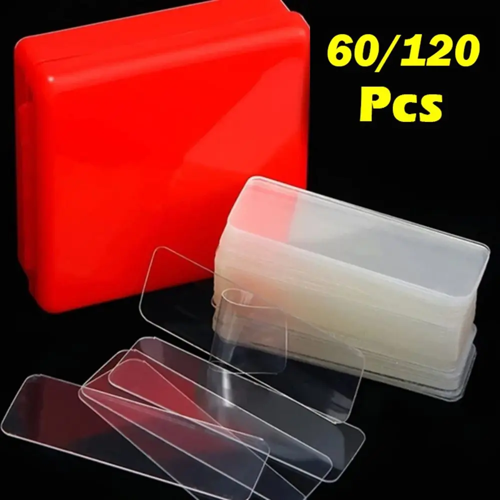 60Pcs/120Pcs Multifunction Waterproof Double Sided Adhesive Non-markin Reusable Wall Stickers Cuttable Removable Adhesive Tape