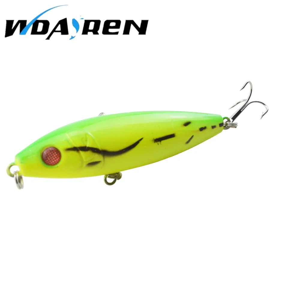 

1 Pc Topwater Pencil Fishing Lure 8cm 12g Artificial Japan Hard Bait Crankbait Wobblers Isca Pesca Fishing Tackle Lures