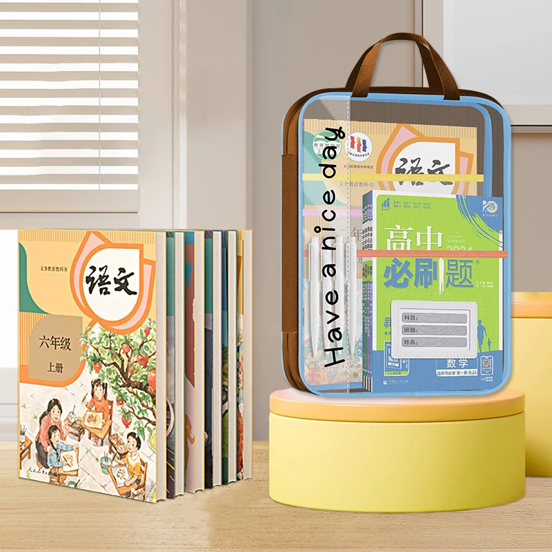 

Сумка для хранения формата А4, стационарная сумка, двухслойная сетчатая сумка на молнии с ручкой, органайзер большой емкости, папки, школьные и офисные принадлежности