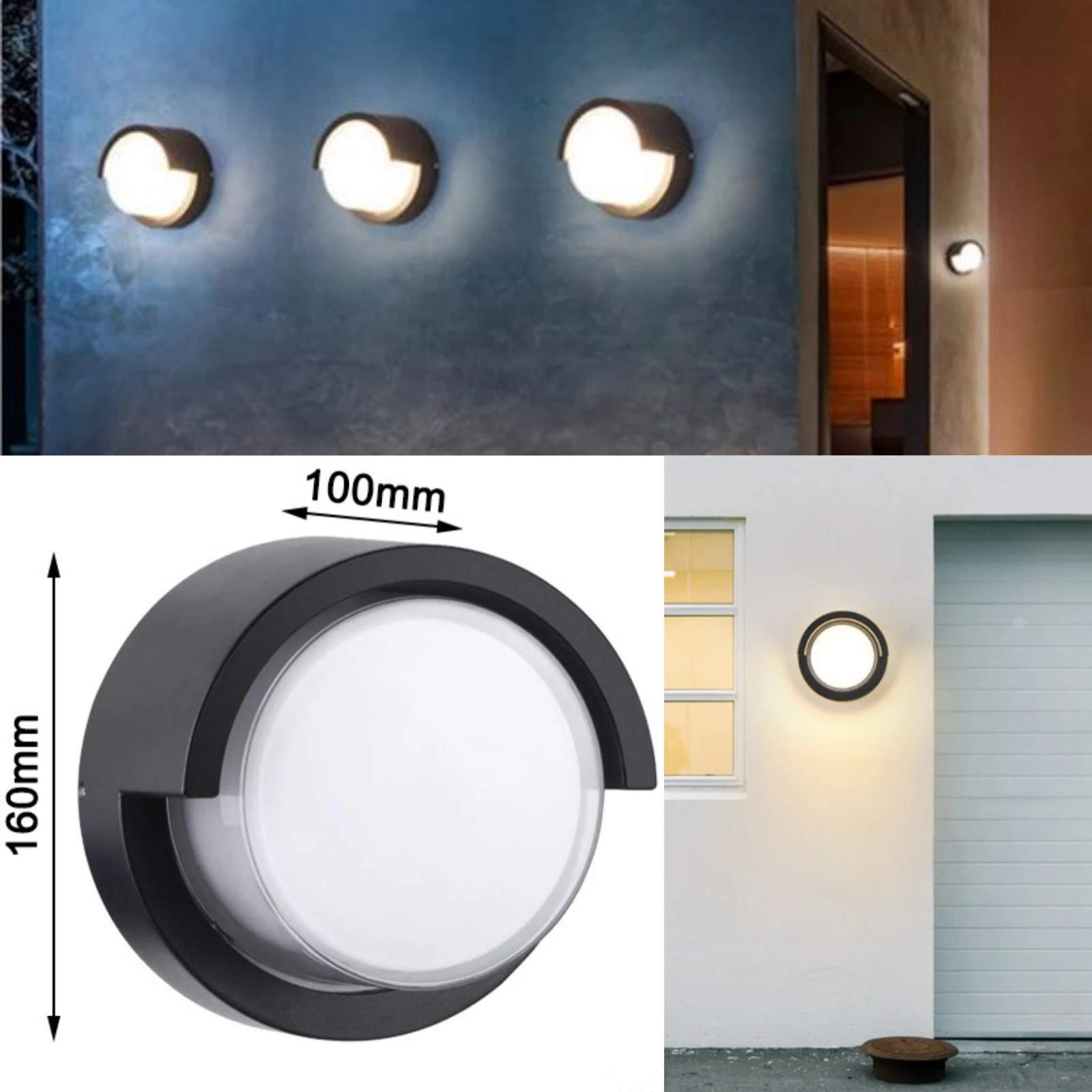 Imagem -05 - Lâmpada de Parede Led Impermeável com Sensor de Movimento Rgb Rgbw Exterior Corredor Varanda Luzes do Jardim Luzes Brancas Quentes Ip65 ac 85265v 5w 9w 15w