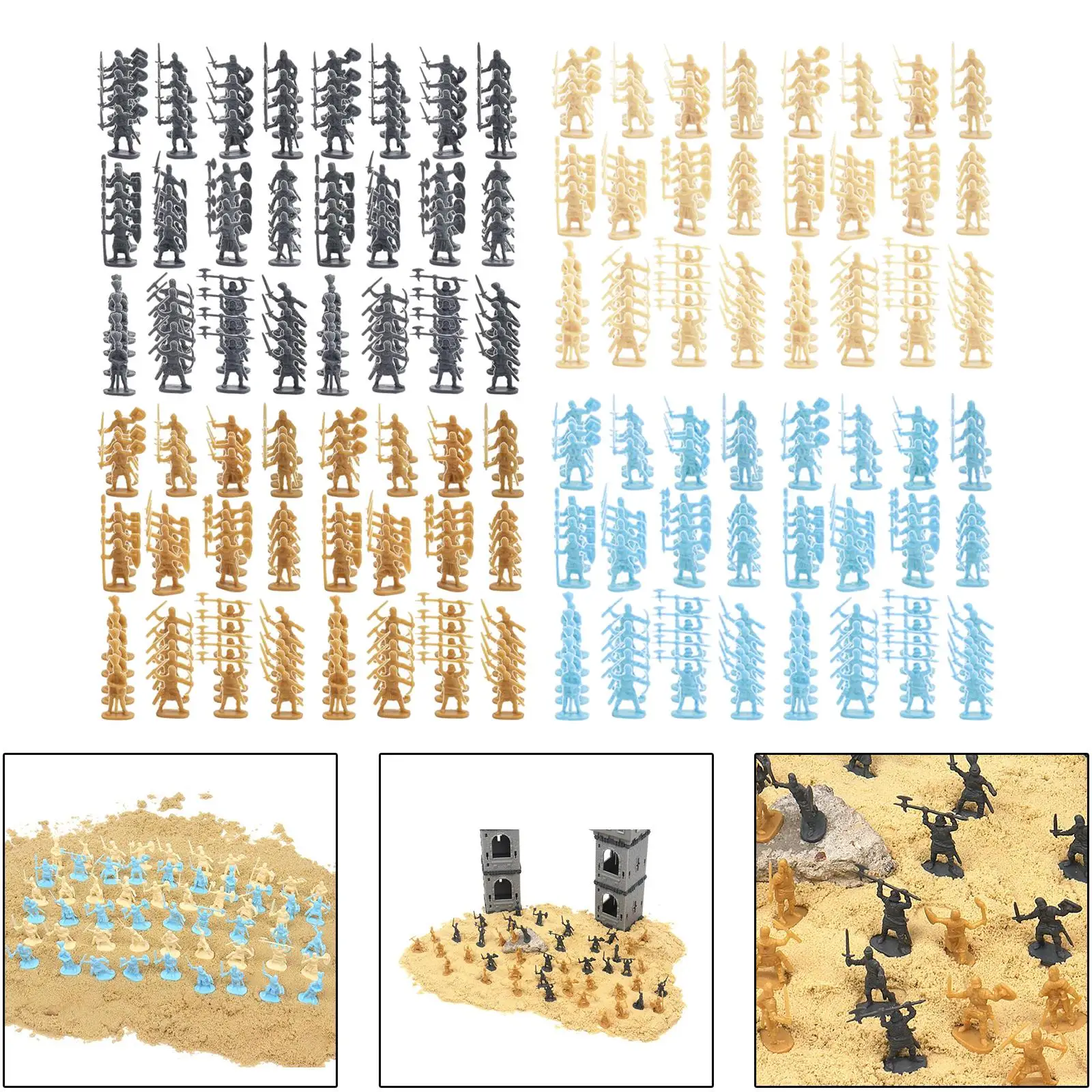 200-Piece Army Men Figures Set for Imaginative Play - Perfect for Boys, Girls, and Adults