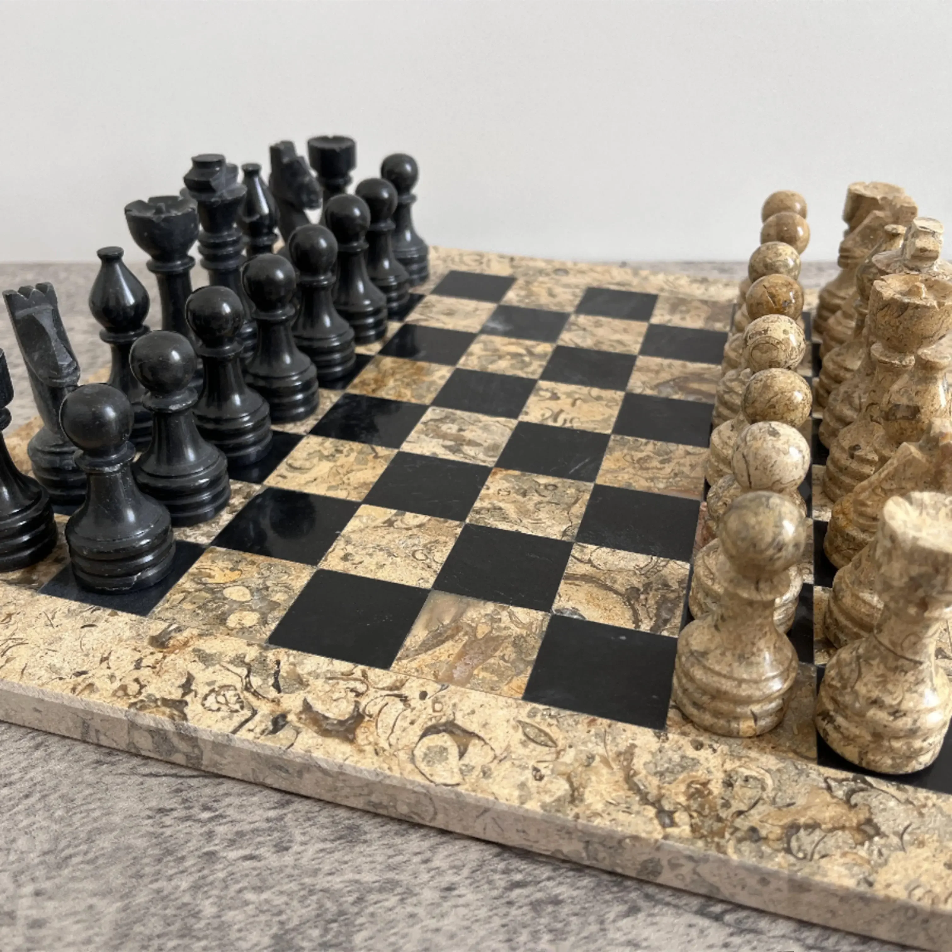 Natural jade chessboard antique handmade ornaments model room living room study tabletop ornaments chess