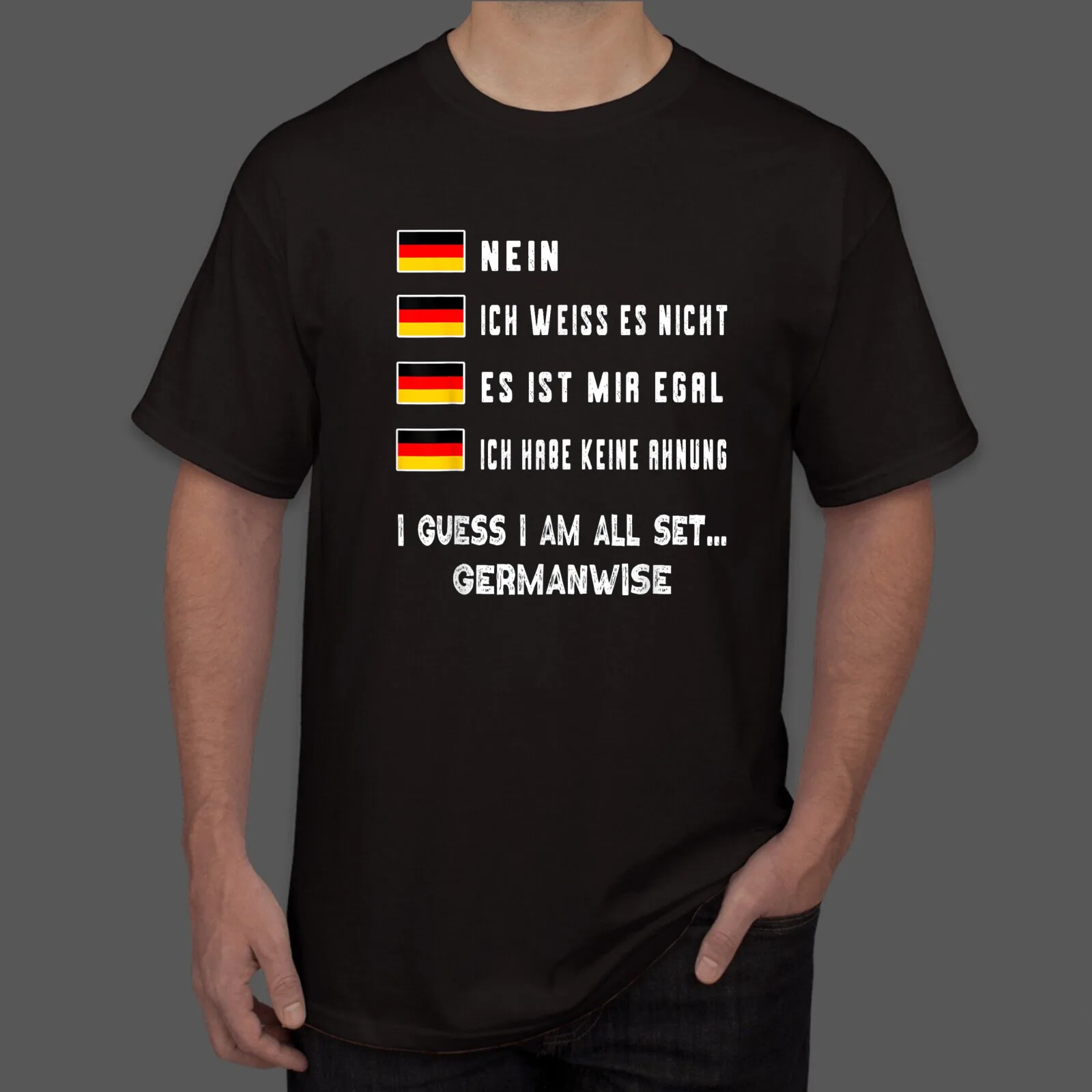 NEW Speaking German Shirt Funny Deutsch Student German Language T-Shirt S-3XL long or short sleeves