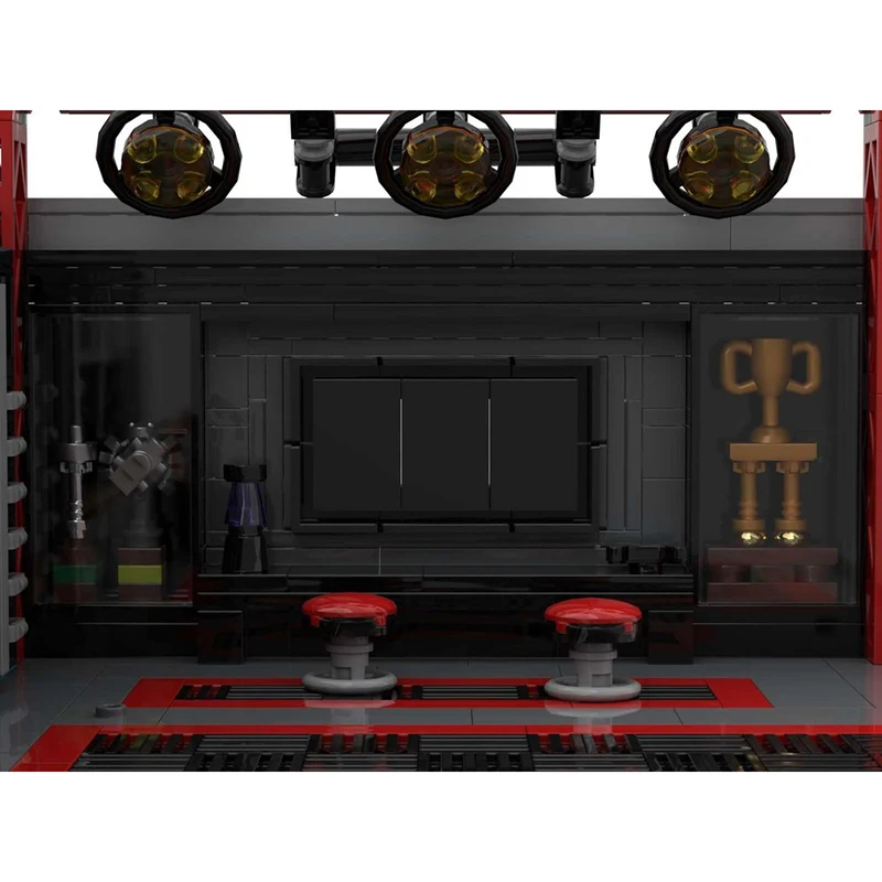 Champion Speed Cars Moc Mattoni da costruzione Auto modulari Garage Modello di visualizzazione Tecnologia Blocchi modulari Set natalizio Regali giocattolo fai da te