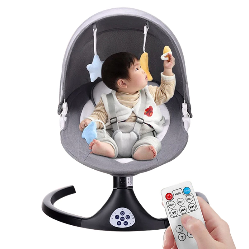 Mecedora eléctrica para bebé, cuna para dormir para recién nacidos, silla cómoda para niño, silla reclinable para bebé de 0 a 3 años