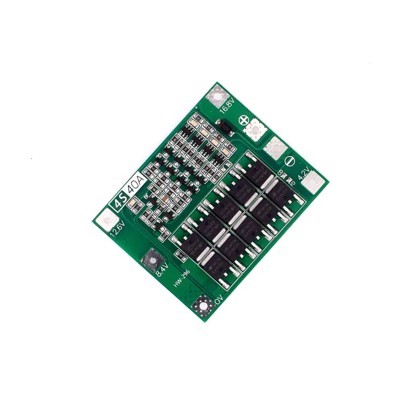 4 Strings 14.8V 16.8V 18650 Lithium Battery Protection Board Enhanced Version Can Start Electric Drill 40A Current