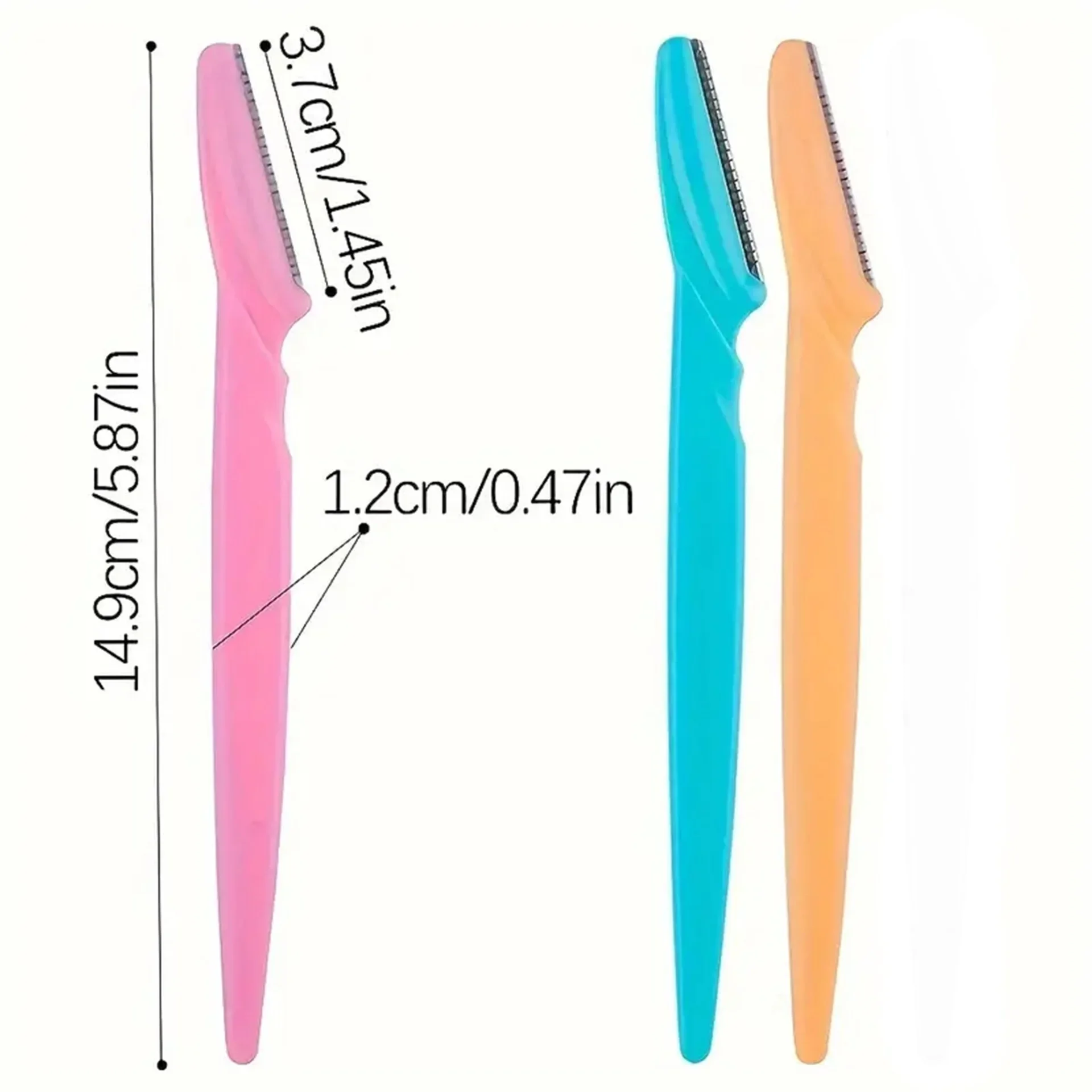 5/10/30/40pcsbrow Razor and Face Razor for Women And Men, Eyebrow Hair Trimmer And Shaver with Protective Cover,Safe - view 6