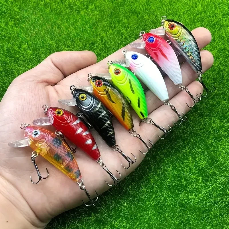 40mm/3.5g Minnow Spinning Crank Wobbler Jerkbait Fishing Lure  Isca Artificial Carkbait Swimbait Tackle Fish Hook Bait