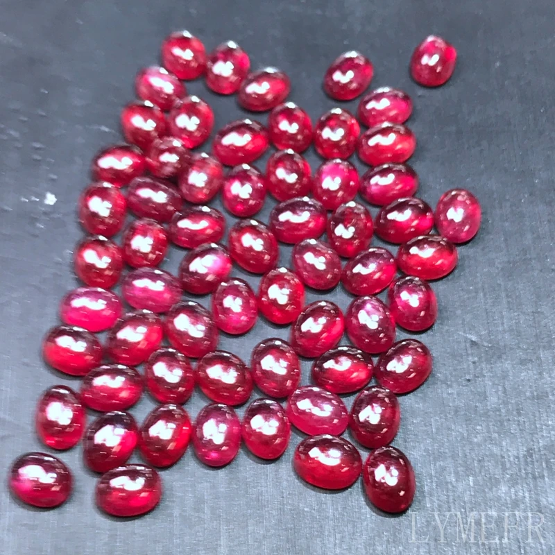 

Natural ruby bare stone about 1 ct various sizes round color beautiful pigeon blood red