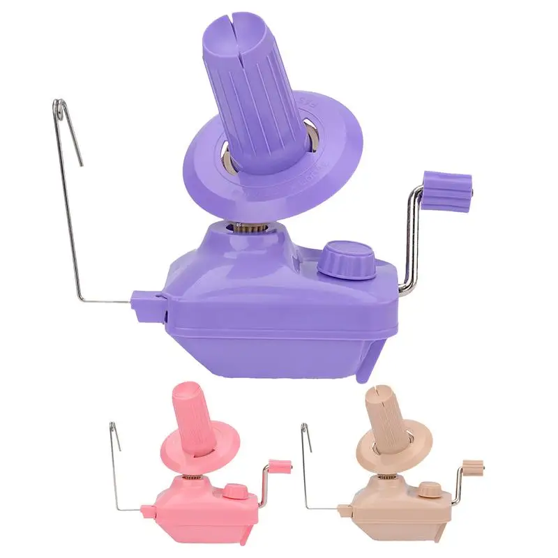 Yarn Winder Hand Operated Yarn Winder Fiber Wool Manual Handheld Winder Machine String Ball Portable For DIYs Sewing Making