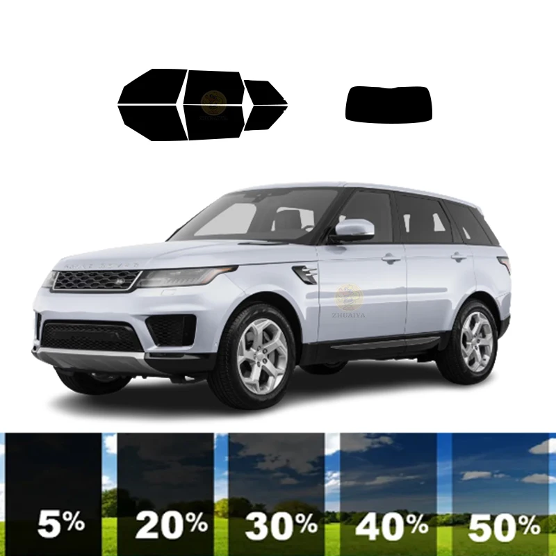 precut Removable Window Tint Film For Car 100% UVR Heat Insulation Carbon ﻿For LAND ROVER RANGE ROVER SPORT 4 DR SUV 2014-2022