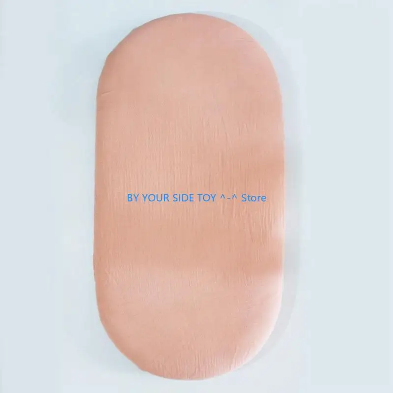 ملاءات سرير أطفال فاخرة لطيفة قابلة للتنفس مقاس 82 × 41 × 10 سم U6XE #2