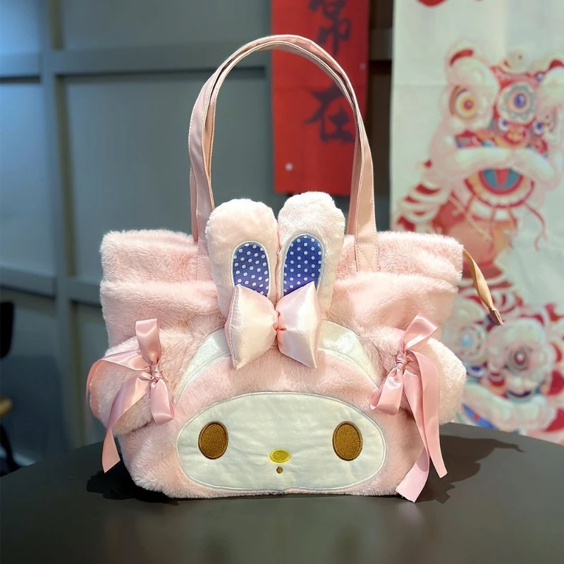 

Новая милая мультяшная сумка через плечо с котиком, женская сумка-тоут большой вместимости, розовая, с вышивкой, повседневная женская сумка