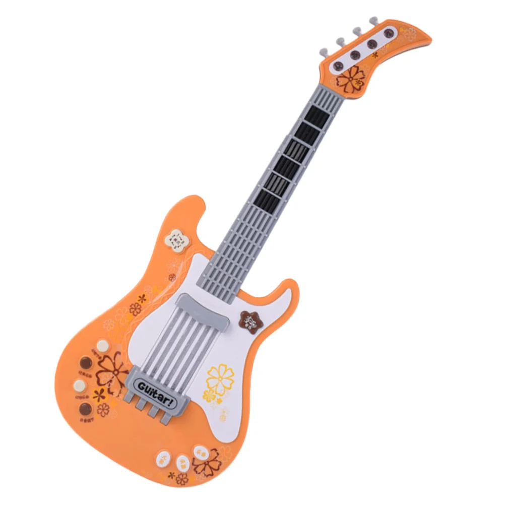 Zabawki dla dzieci muzyczna gitara elektryczna dla początkujących dzieci Mini Instrument dla dzieci różowa zabawka edukacyjna