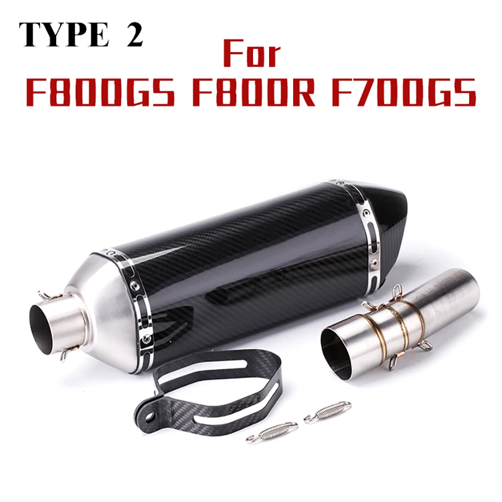 Tłumik motocyklowy SXLL F800 F700, oryginalne umiejscowienie, wyścigowa linia, system wydechowy o wysokiej wydajności.