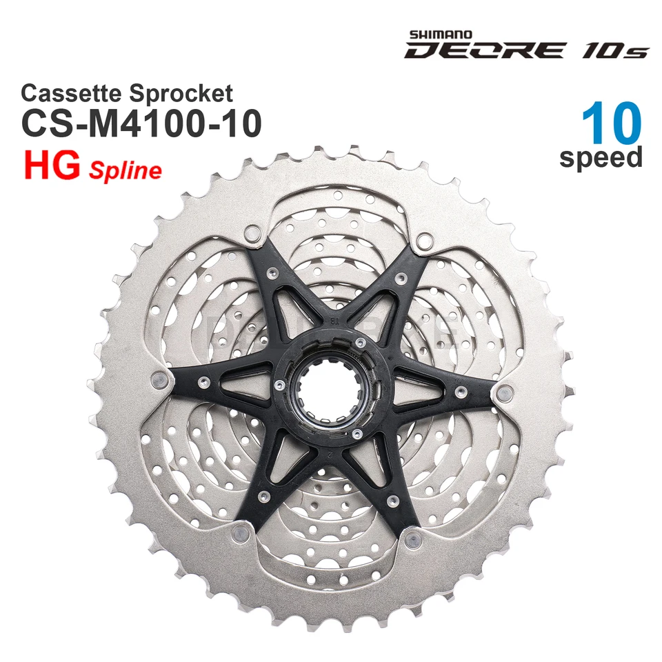 Shimano deore m4100 10v biscosprocket CS-M4100-10 10スピード