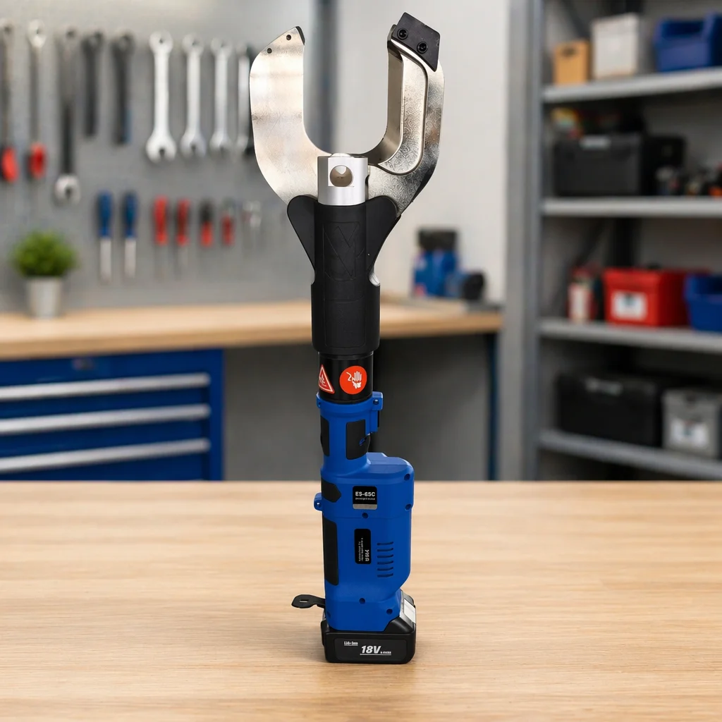 Professional Cordless Cable Cutter ES-85C ES-105C Battery Operated Hydraulic Cable Cutter