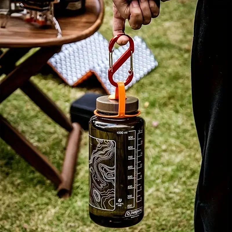 Clip antifurto con cerniera in lega di alluminio tipo S da 8 pezzi con per zaini da viaggio per pesca, escursionismo, campeggio all'aperto