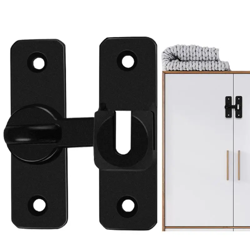 

Barn Door Lock Heavy Duty Bar Door Lock Stainless Steel Safety Latches Household Gate Protection Tool For Shutters Shed Room