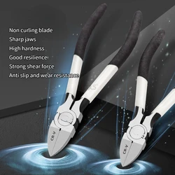 5/6/8 Inch Pliers Multi Functional Tools Electrical Wire Cable Cutters Cutting Side Snips Flush Stainless Steel Nipper Hand Tool