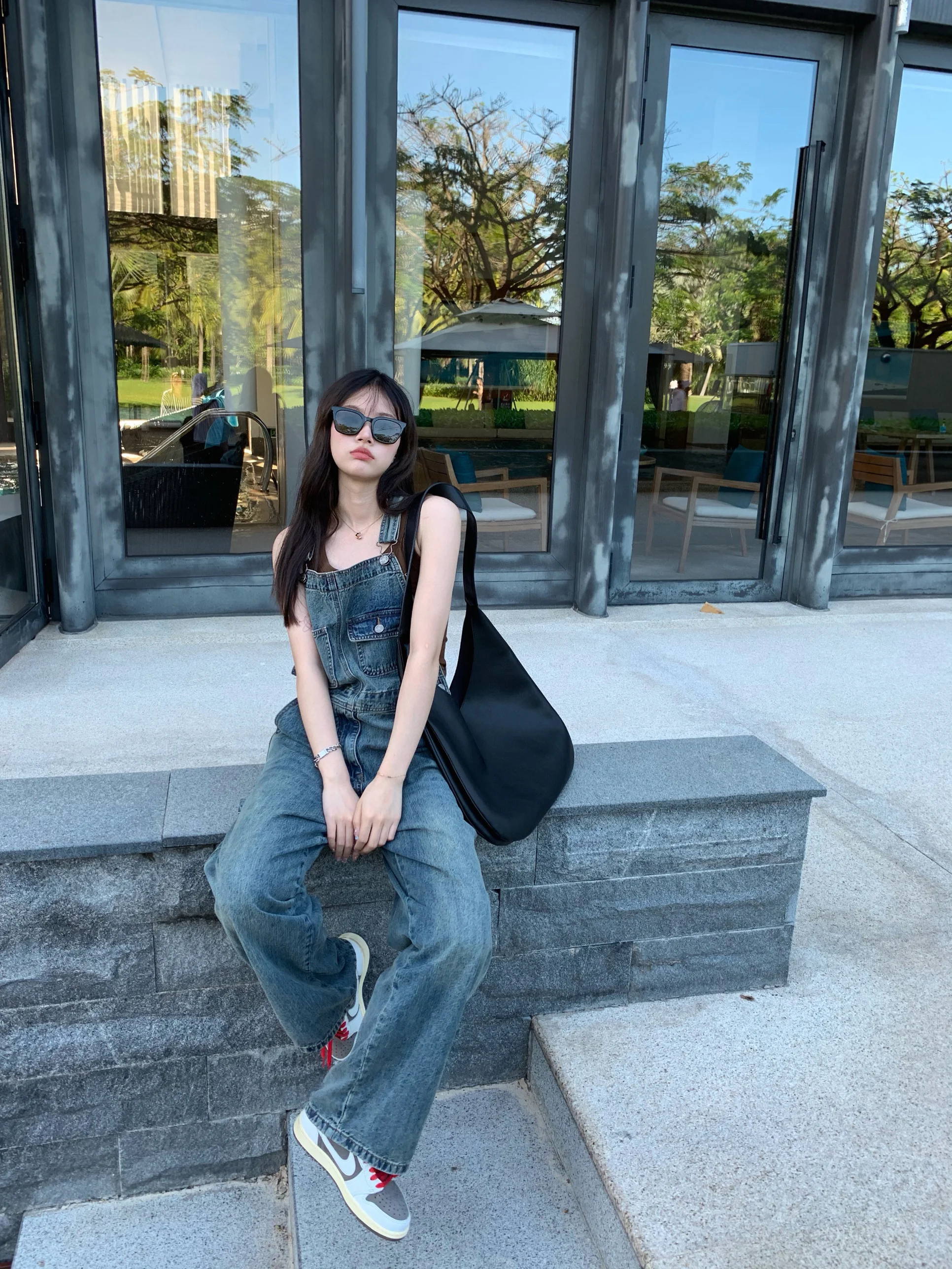 أفرول جينز نسائي أمريكي بتصميم ريترو، جديد لربيع وصيف، بنمط سالت سكين، مقاس صغير، بقصة مستقيمة ونحيفة