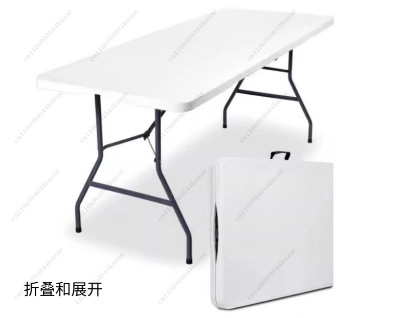 

Прямоугольный складной пластиковый стол для улицы длиной 1,8 м — портативный легкий стол для пикника