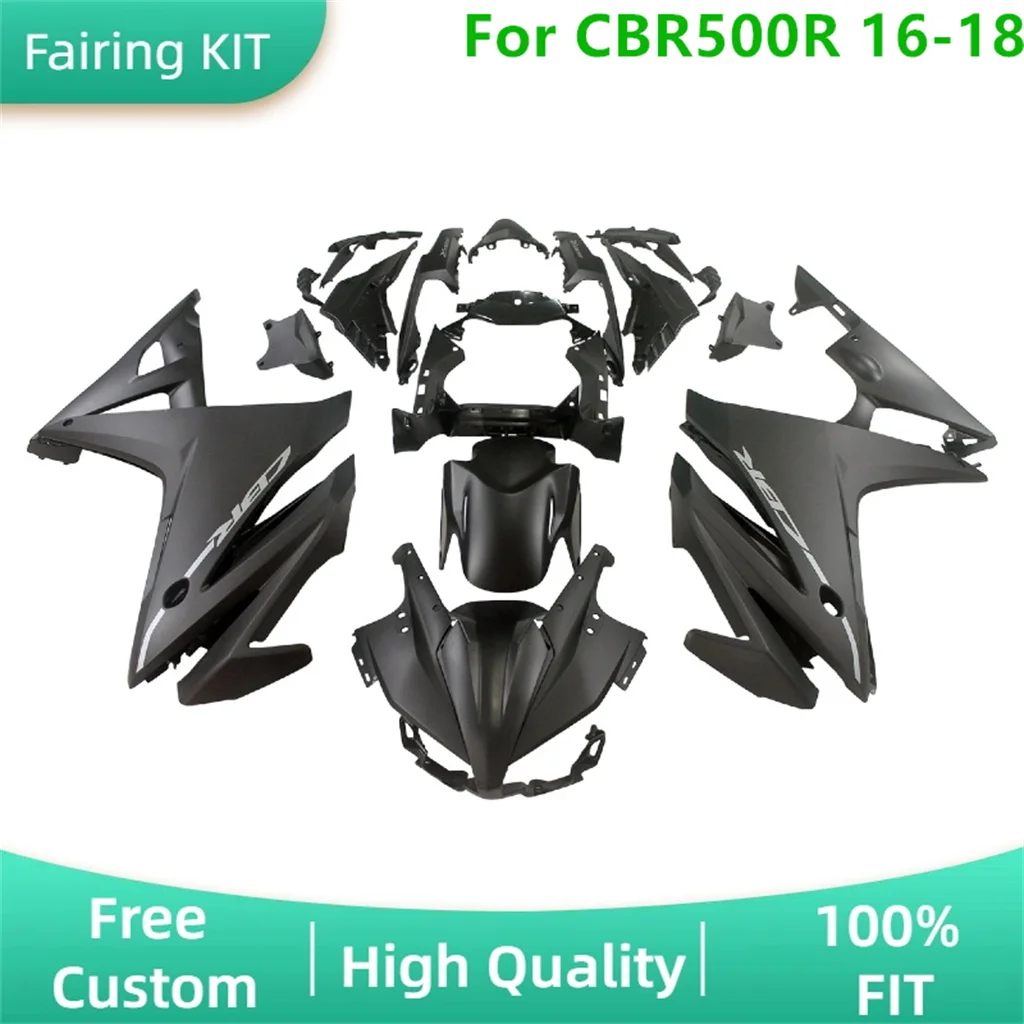 ABS Plastic kit for HONDA 16 17 18 CBR500R 2016 2017 2018 CBR500 R Motorcycle Fairing Kits Rebuild Street Sport Bodywork Parts