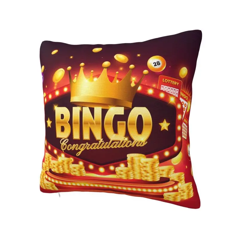 Bingo Game Play Lover Throw Pillow Covers Living Room Decoration 3D Print Sofa Cushion Cover Polyester  Pillowslip Dakimakura
