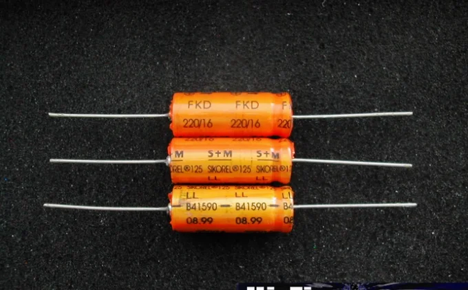 

20pcs/lot Original EPCOS 220uF/16V S+M SIKOREL125 electrolytic capacitor axial 25x10mm free shipping
