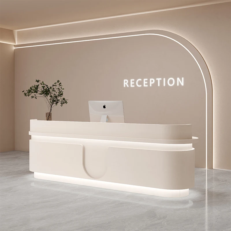 

European Reception Desks Consable Hospital Mobile Replica Cashier Table Modern Study Scrivania Per Cameretta Luxury Furniture