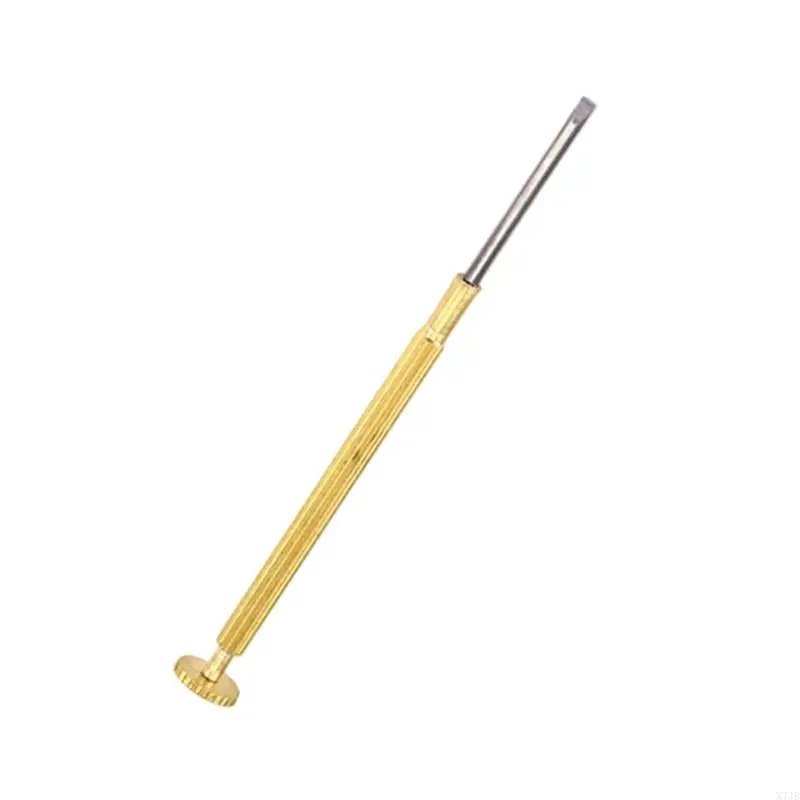 Professional Grade Mini Screwdrivers Brass Handle And Tempered Steel Tips For Detailed Crafting Tasks