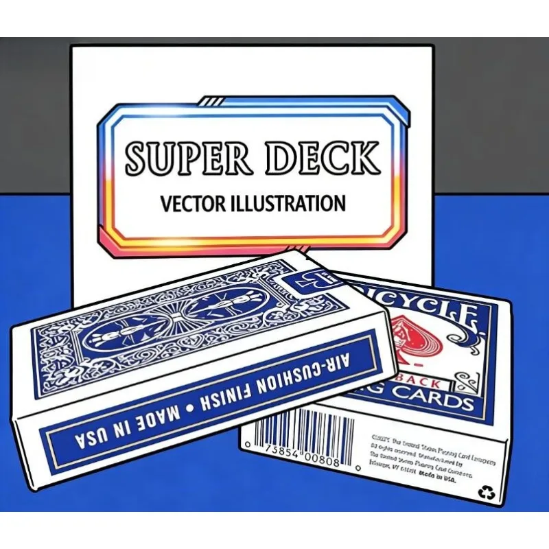 

Колода для чтения мыслей Super Deck - Фокусы с картами, предсказание по игральным картам, магическая колода, уличные иллюзии, трюки, ментализм