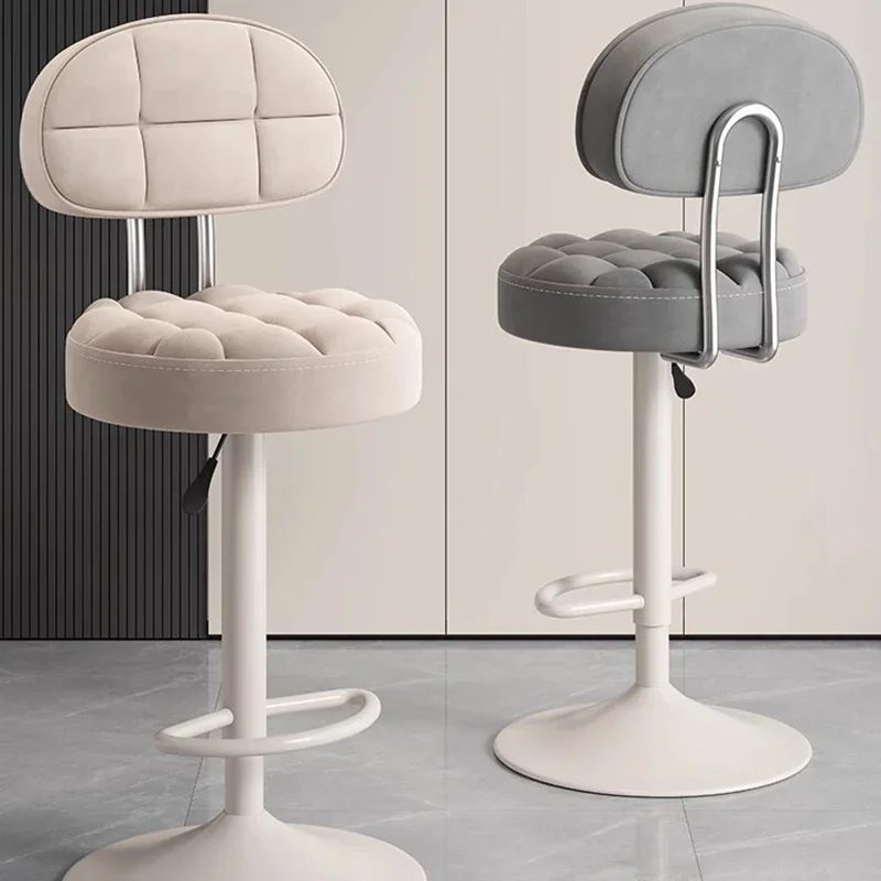 

Nordic Modern Bar Chairs Swivel Restaurant Vintage High Stool Bar Chairs Reception Adjustable Home Furniture Barkrukken LLBC
