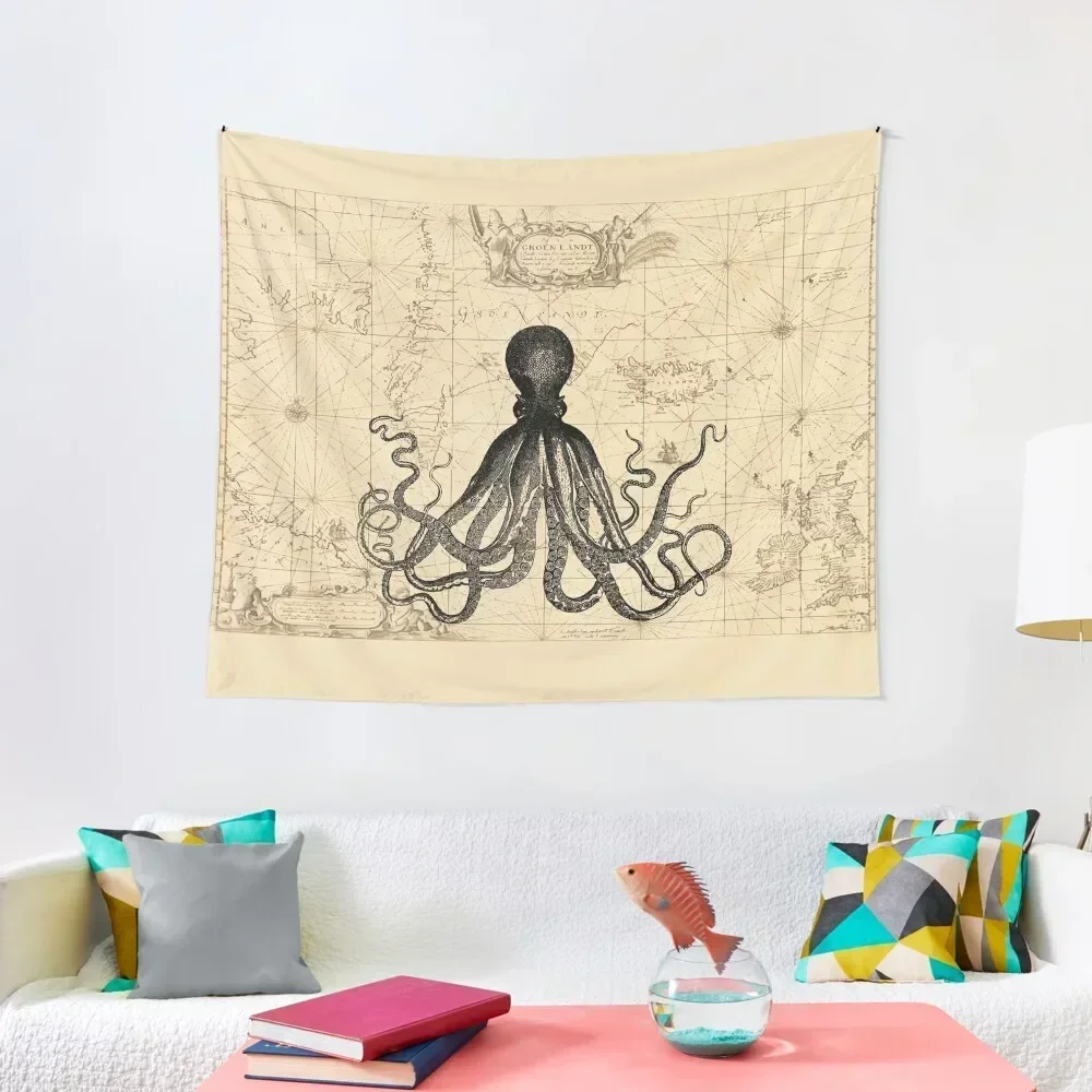 The Kraken Is All Tapestry Room Decorations Aesthetics Christmas Decoration Room Decor Korean Style Tapestry