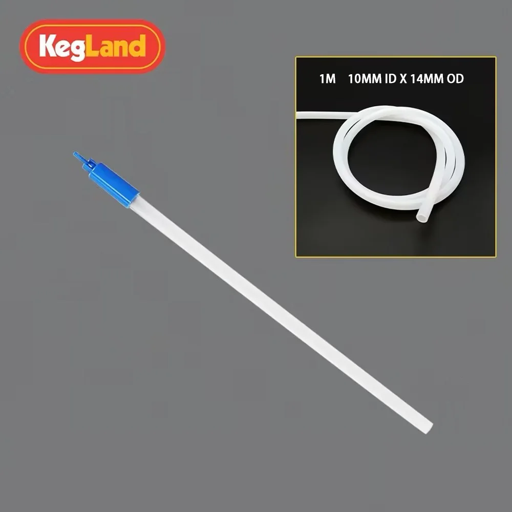 KEGLAND Bottle Filler Wand kits with 1m silicone tube(10mm ID x14mm OD) Beer brewing homebrew