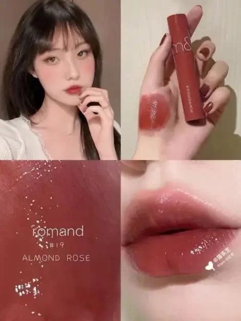 Romand-Rouge à lèvres liquide juteux longue tenue pour femme, glaçure, beauté, gloss, maquillage professionnel, cosmétique soyeux et lisse