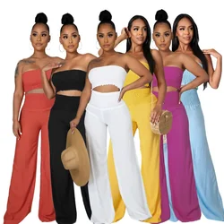 pants sets women two piece set women outfit 2023 summer 2 piece sets woman outfits summer outfits for woman 2023 crop top pants